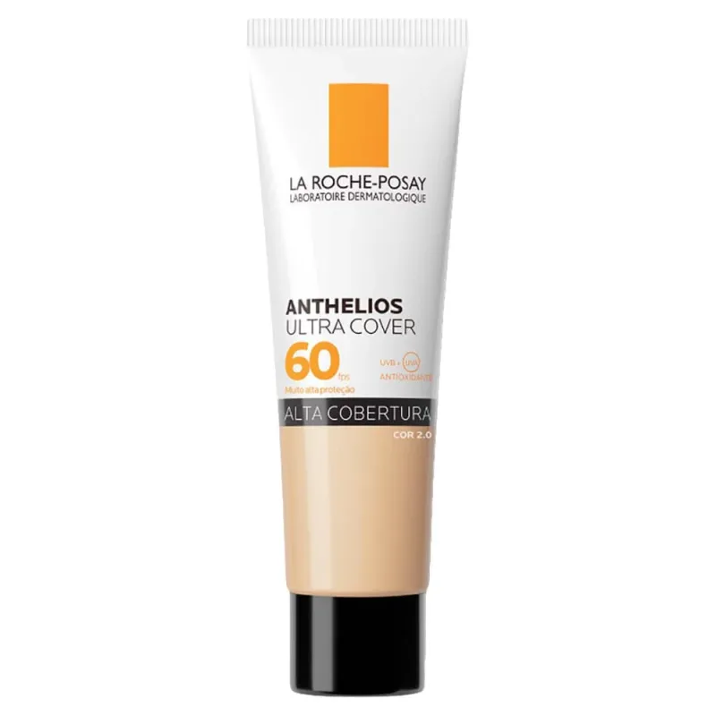 Protetor Solar Facial com Cor Toque Seco FPS 60 La Roche-Posay Anthelios Ultra Cover 2.0