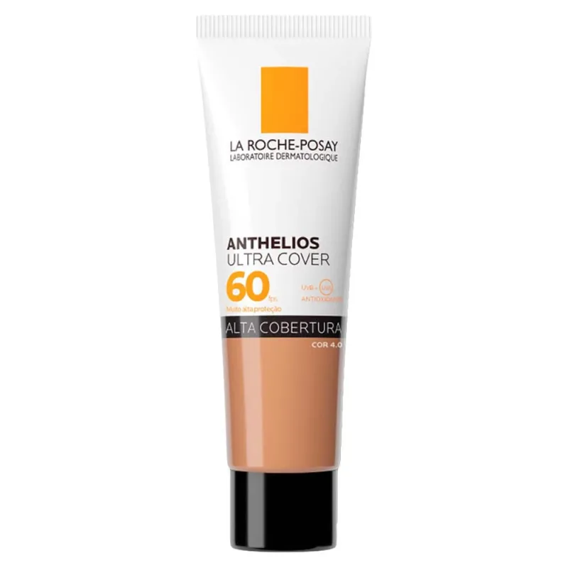 Protetor Solar Facial com Cor Toque Seco FPS 60 La Roche-Posay Anthelios Ultra Cover 4.0