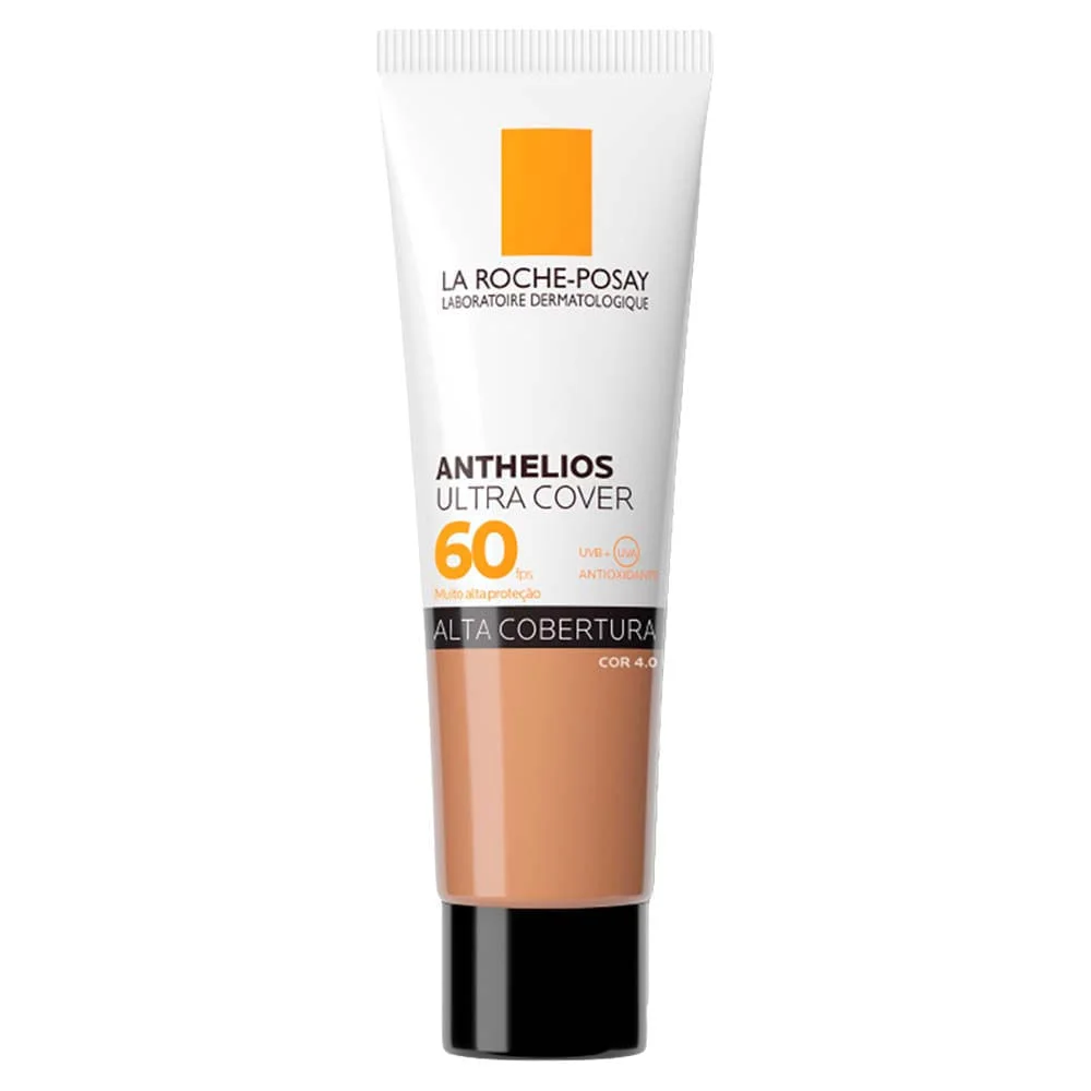Protetor Solar Facial com Cor Toque Seco FPS 60 La Roche-Posay Anthelios Ultra Cover 4.0