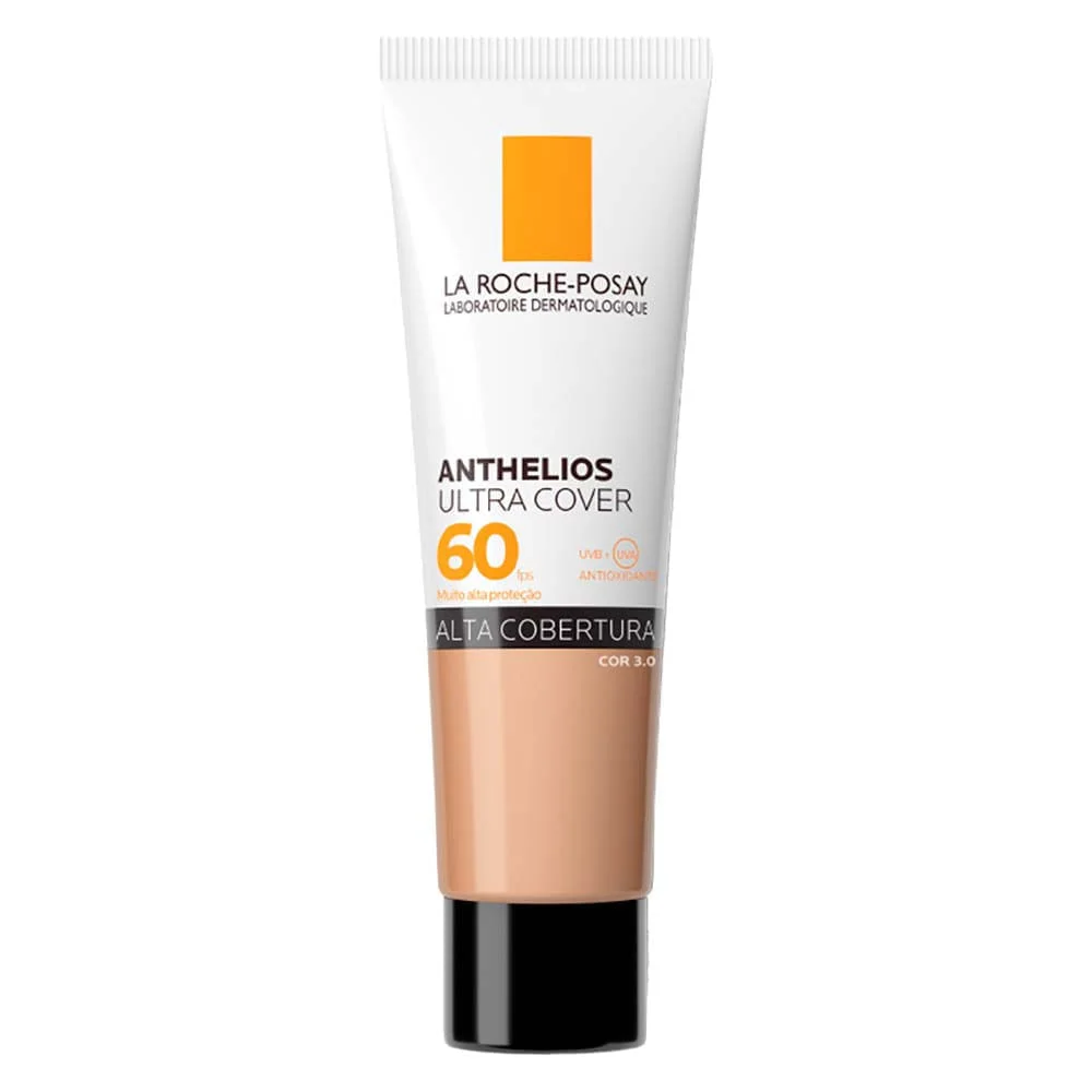 Protetor Solar Facial com Cor Toque Seco FPS 60 La Roche-Posay Anthelios Ultra Cover 3.0