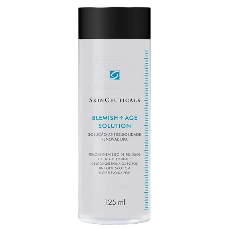 Solução de Limpeza Facial Antioleosidade e Redução de Poros SkinCeuticals Blemish + Age 125ml
