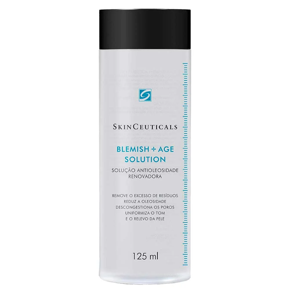 Solução de Limpeza Facial Antioleosidade e Redução de Poros SkinCeuticals Blemish + Age 125ml