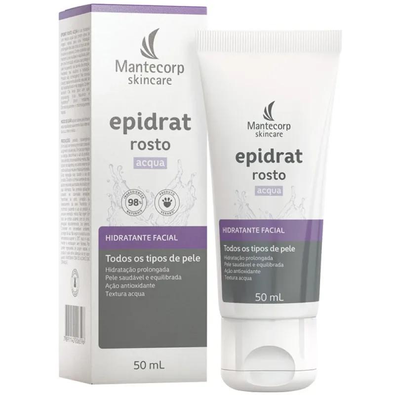 Hidratante Facial Mantecorp Skincare Epidrat Acqua 50ml
