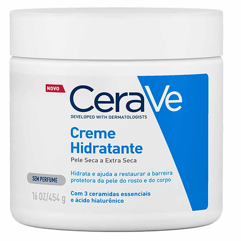Creme Hidratante para Pele Seca a Extra Seca 48h de Hidratação CeraVe 454g