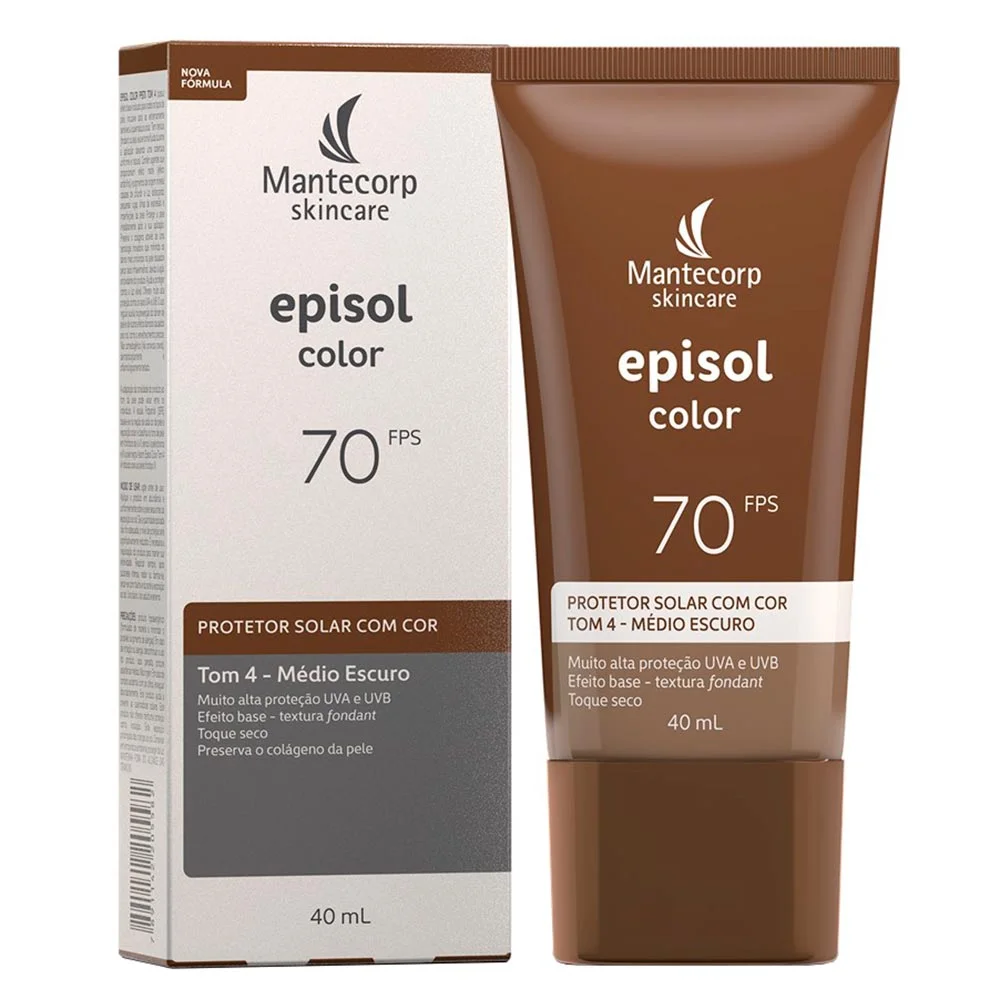 Protetor Solar com Cor Mantecorp Skincare Episol Color FPS70 4