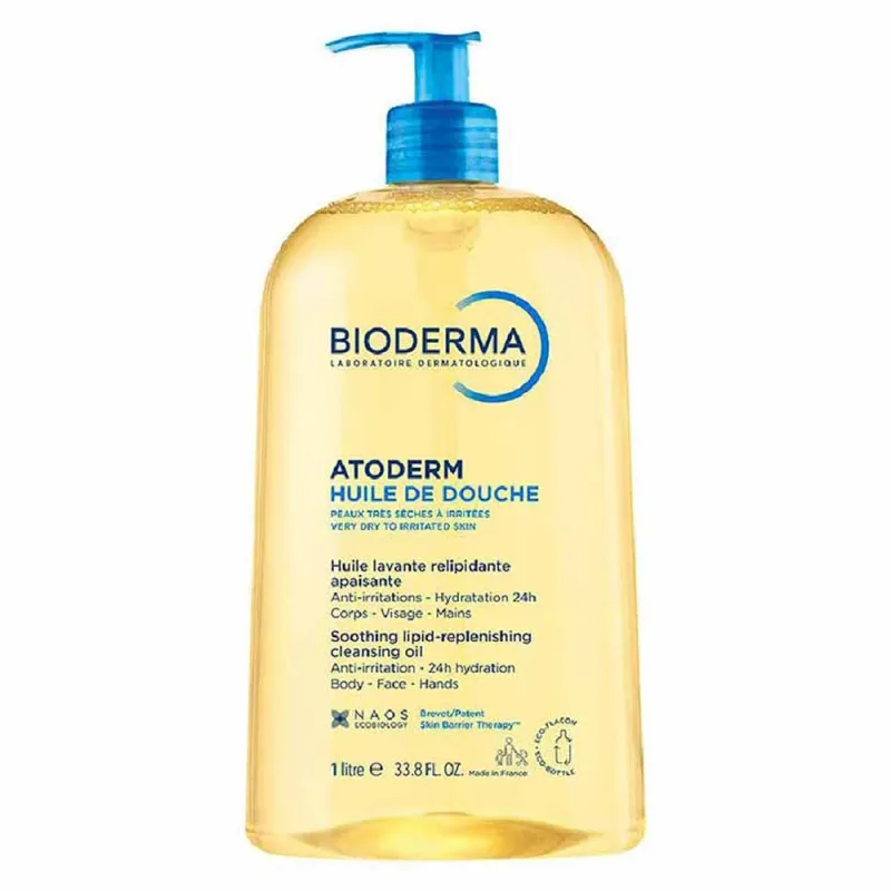 Óleo de Banho Hidratante Bioderma Atoderm Higiene Diária 1L