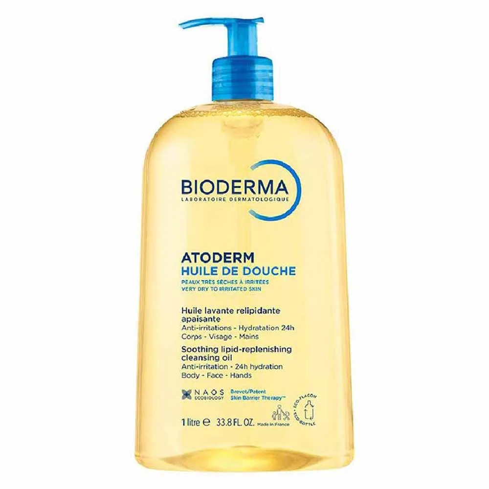 Óleo de Banho Hidratante Bioderma Atoderm Higiene Diária 1L