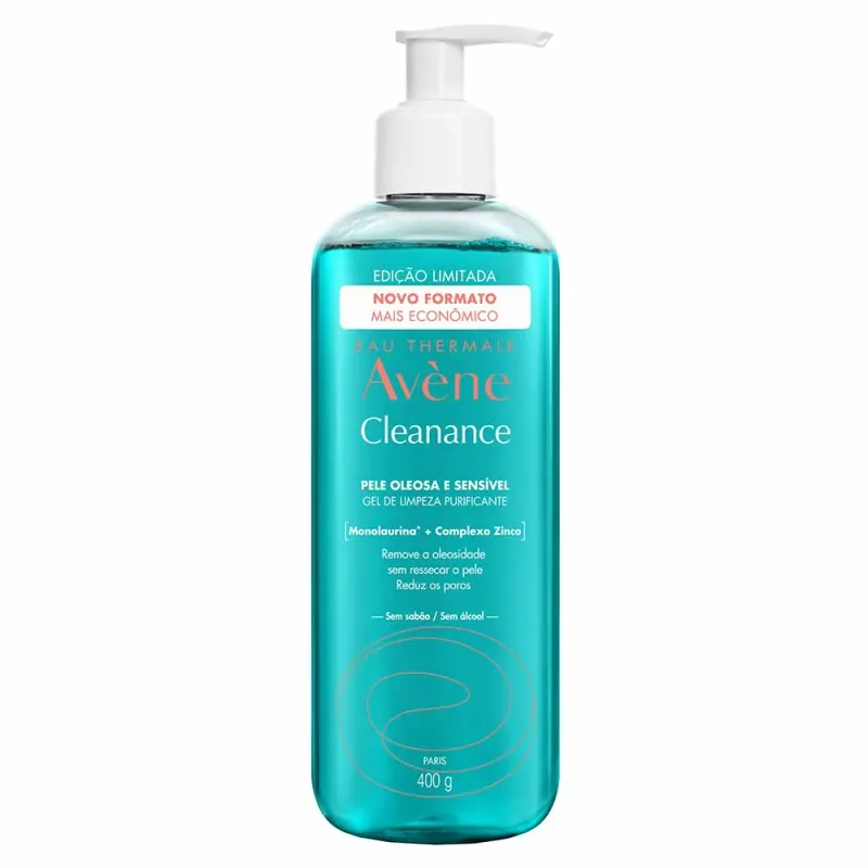 Avène Cleanance Gel de Limpeza Facial 400g