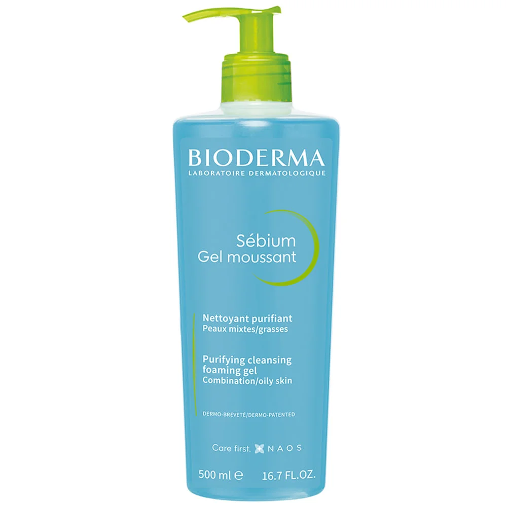 Bioderma Gel de Limpeza Facial Antioleosidade Sébium Gel Moussant 500ml