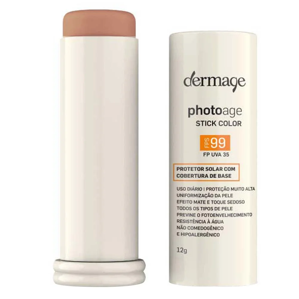 Protetor Solar com Cor Dermage – Photoage Stick Color FPS99 Médio