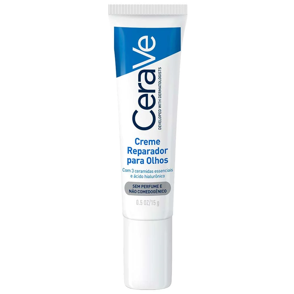 Creme Reparador para Olhos com Ácido Hialurônico e Ceramidas CeraVe 15 ml