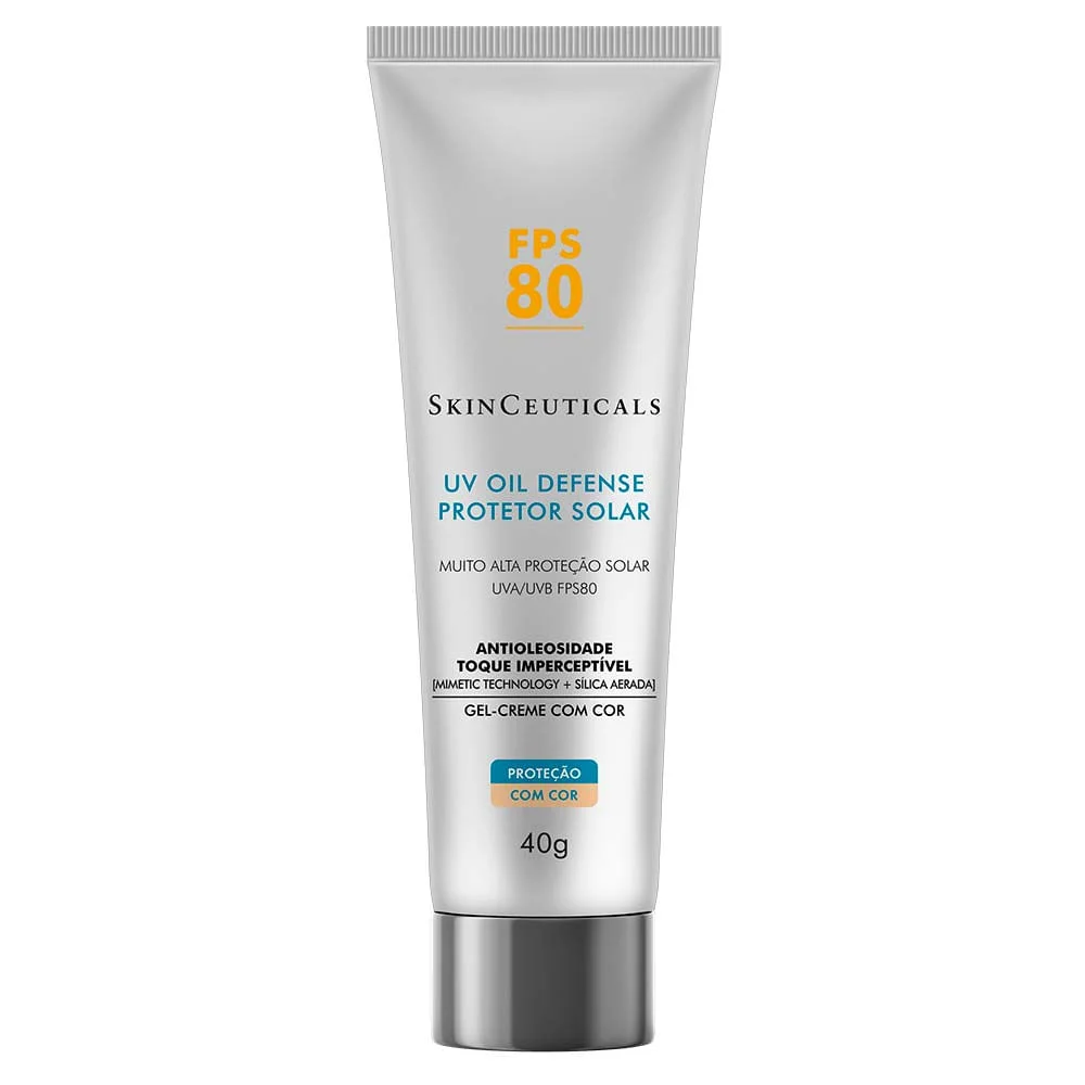 Protetor Solar Skinceuticals - UV Oil Defense FPS 80 Tinted Universal
