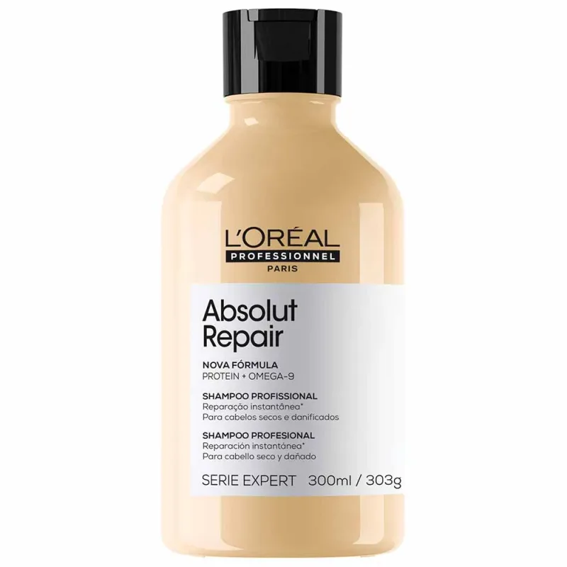 Shampoo L'Oréal Professionnel Absolut Repair Com Proteína e Ômega 9 300ml