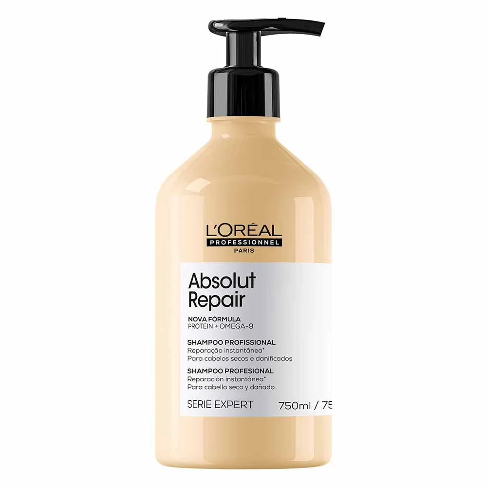 Shampoo L'Oréal Professionnel Absolut Repair Com Proteína e Ômega 9 750ml