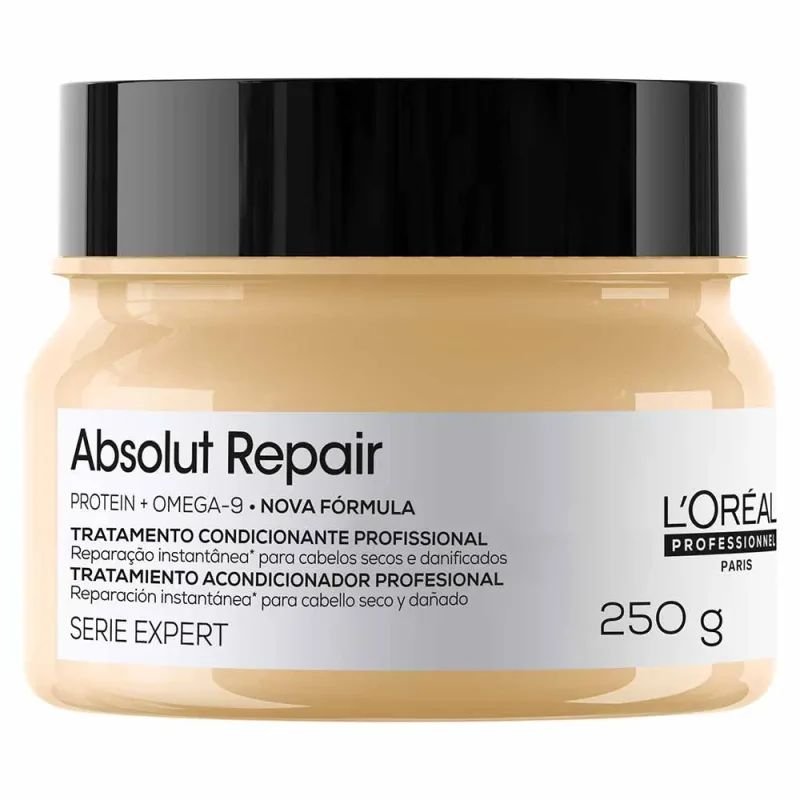 Máscara de Tratamento L'Oréal Professionnel Absolut Repair Máscara Com Proteína e Ômega 9 250g