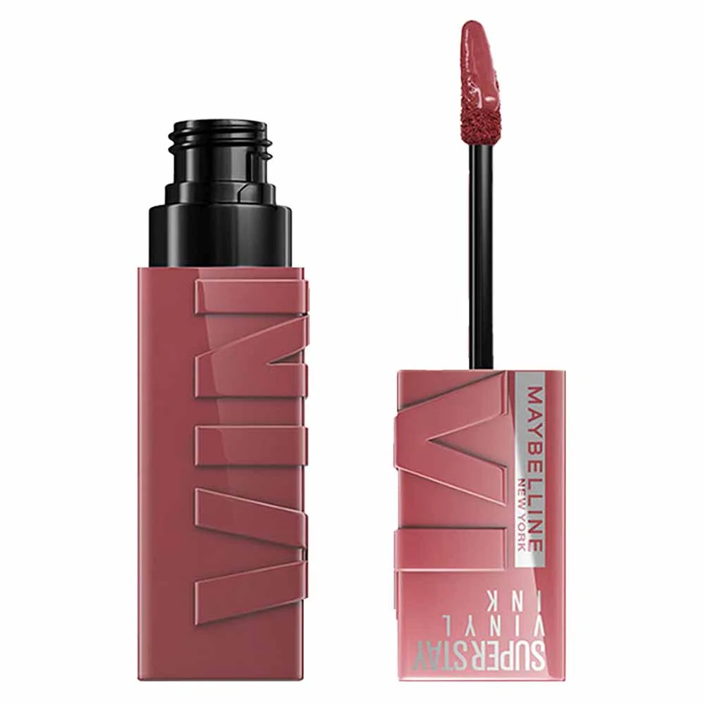 Batom Líquido Longa Duração Efeito Gloss Acabamento Espelhado Maybelline SuperStay Vinyl Ink 4.2ml Witty