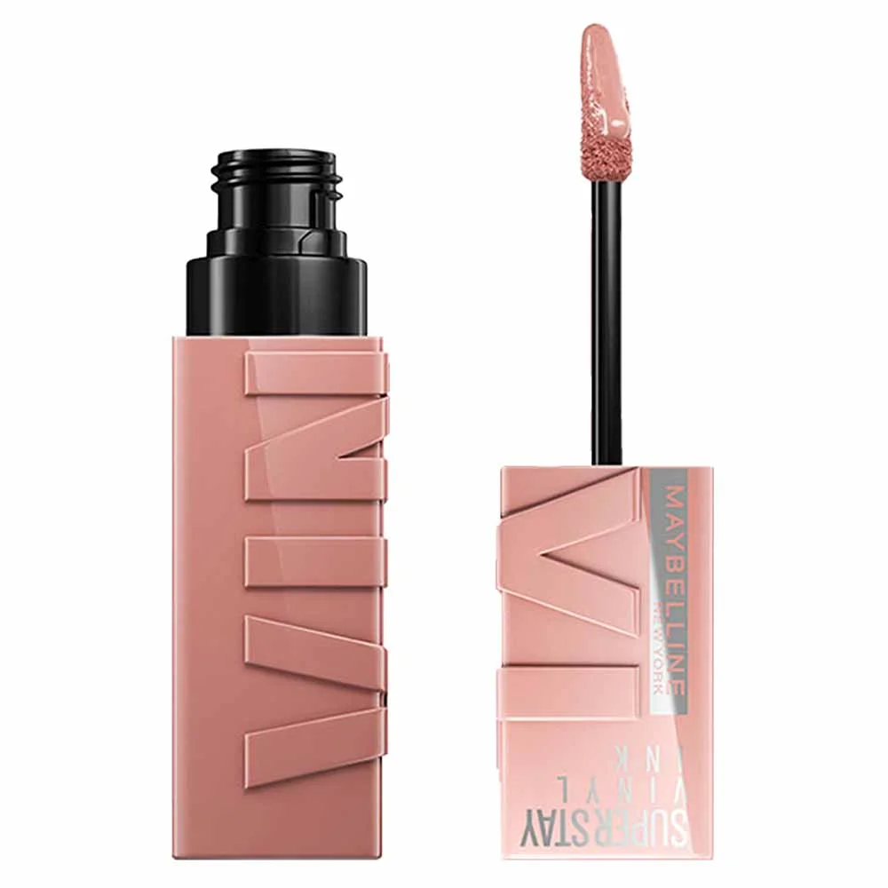 Batom Líquido Longa Duração Efeito Gloss Acabamento Espelhado Maybelline SuperStay Vinyl Ink 4.2ml Captivated