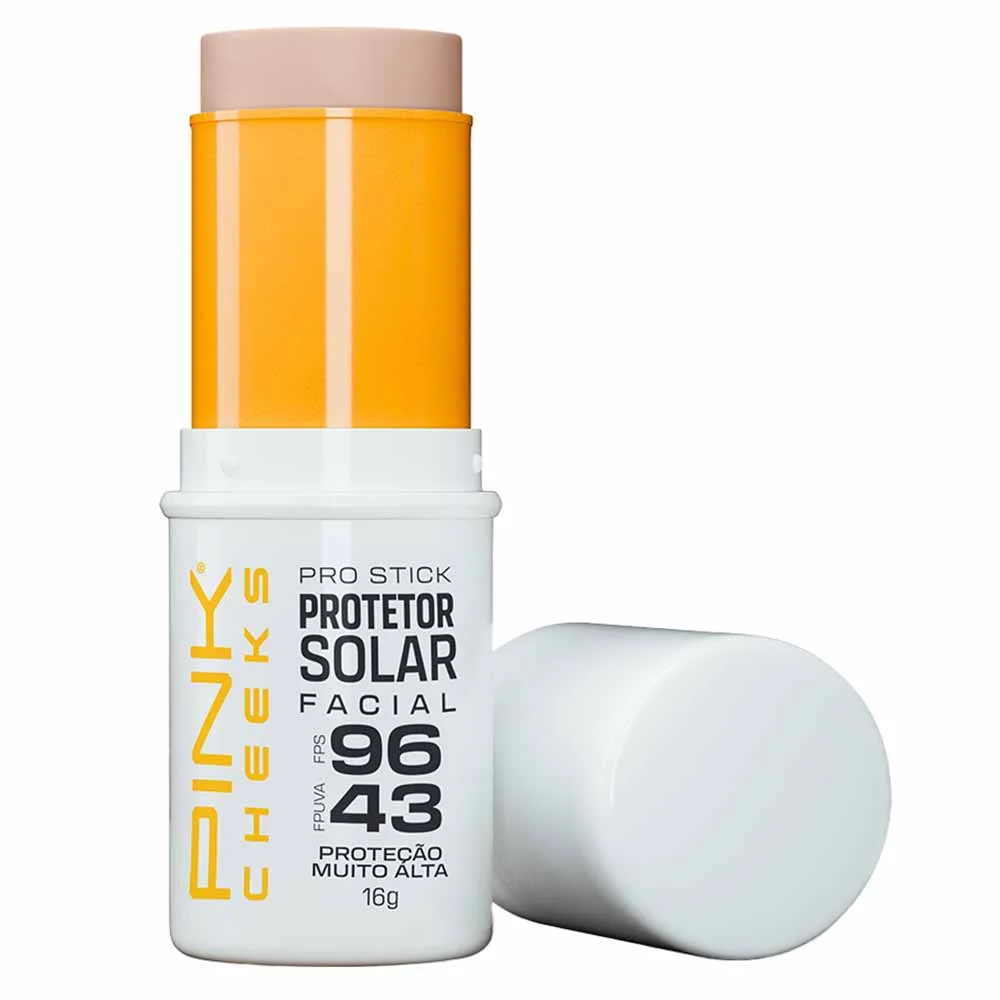 Protetor Solar Stick Multifuncional com Cor Pink Cheeks Pro Stick Pro10