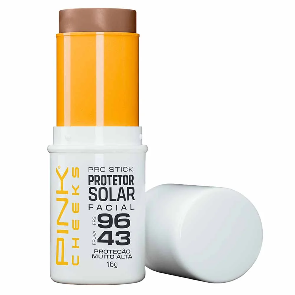 Protetor Solar Stick Multifuncional com Cor Pink Cheeks Pro Stick Pro30